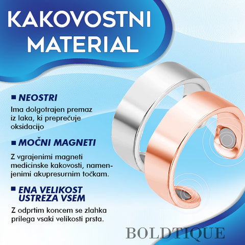 Boldtique™ Terapevtski Magnetni Obrosssč za Limfno Drenažo